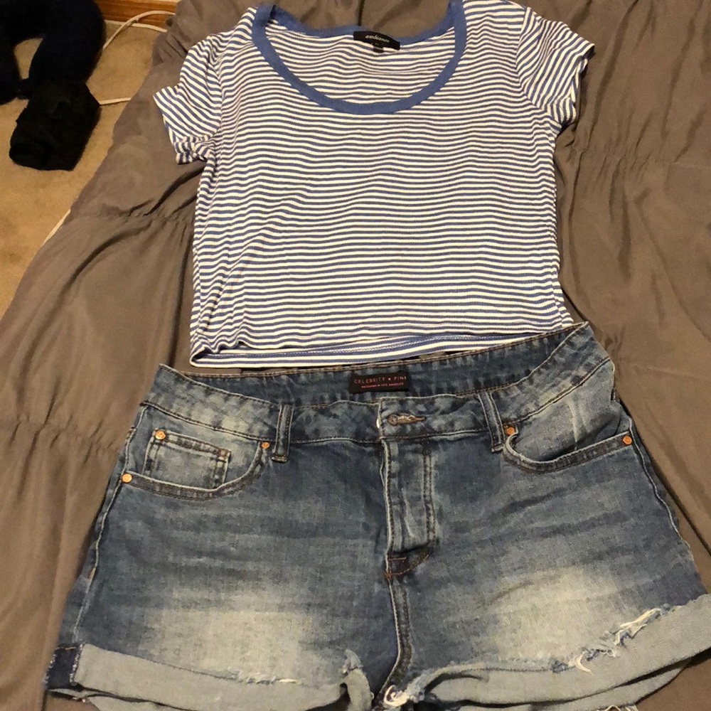 High waisted Celebrity Pink Jean Shorts